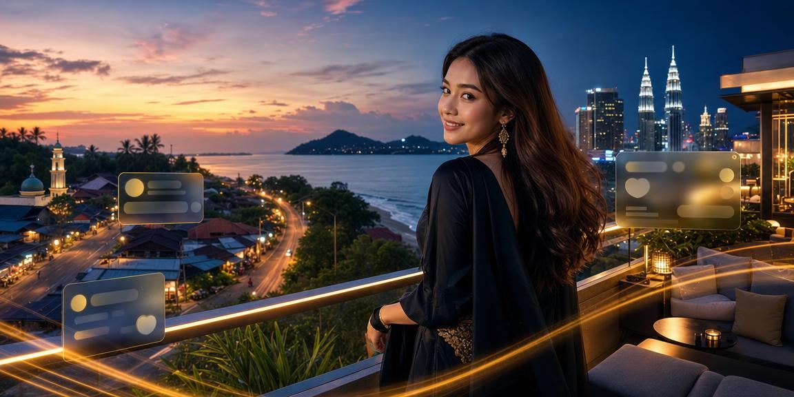 Suasana kasino hiburan gaya Melayu Malaysia dengan permainan kad